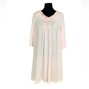 Shadowline light pink nightgown / hospital gown Size 1X
